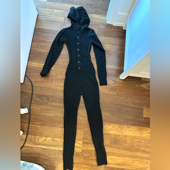 Fashion Nova Cat Ears Knit Onesie XS - Picture 1 of 7